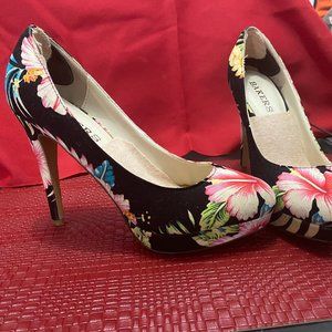 BAKERS FLORAL HEEL